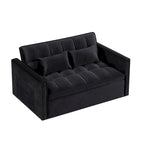 Verde Scuro / Grigio Medio / Rosa / Nero / Grigio Argento / Blu Scuro Divano Letto Convertibile, Schienale Regolabile a 3 Velocità, Per 2 Persone