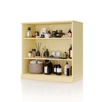 Mobile bagno in legno massello da 32" con ripiani regolabili – Colori multipli