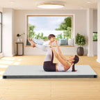 Blu/Grigio, Arrotolabile, Materassino da Campeggio in Memory Foam per 1 Persona