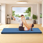 Blu/Grigio, Arrotolabile, Materassino da Campeggio in Memory Foam per 1 Persona