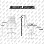 Sedia girevole con schienale alto – Pelle PU, a coste – Marrone / Nero / Cuoio / Bianco / Grigio / Tutto Nero – 1 persona