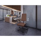 Sedia girevole con schienale alto – Pelle PU, a coste – Marrone / Nero / Cuoio / Bianco / Grigio / Tutto Nero – 1 persona