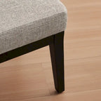 Poltrona imbottita Mid-Century con poggiapiedi, singola, Marrone/Blu/Beige/Grigio