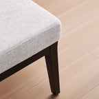 Poltrona imbottita Mid-Century con poggiapiedi, singola, Marrone/Blu/Beige/Grigio