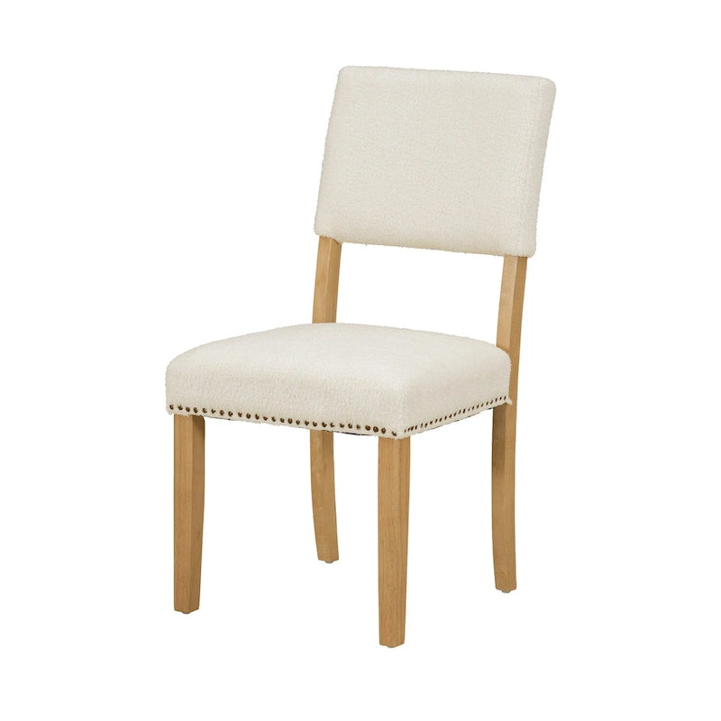 Set da pranzo rotondo 5 pezzi, Naturale/Nero, 4 posti