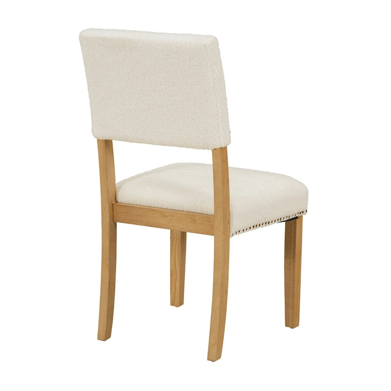 Set da pranzo rotondo 5 pezzi, Naturale/Nero, 4 posti