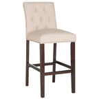 Sgabello da bar trapuntato blu scuro/marrone talpa scuro/beige/grigio chiaro, set da 2