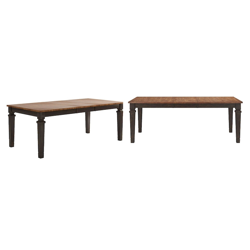 Tavolo da Pranzo Allungabile Rustico, Multicolore, Posti 6–8