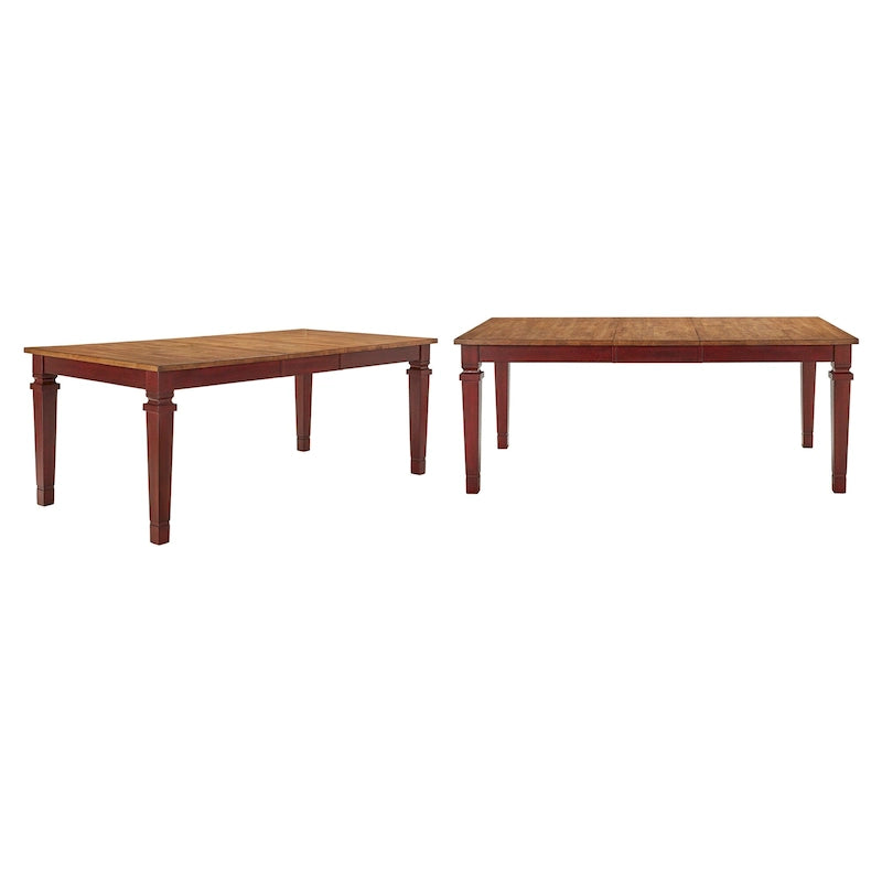 Tavolo da Pranzo Allungabile Rustico, Multicolore, Posti 6–8