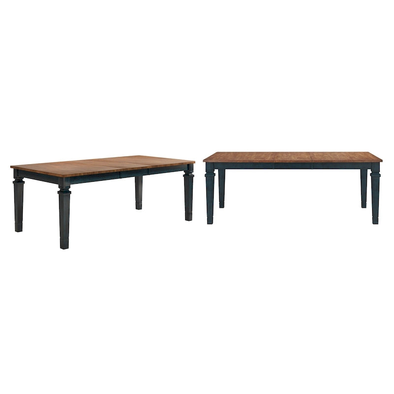 Tavolo da Pranzo Allungabile Rustico, Multicolore, Posti 6–8