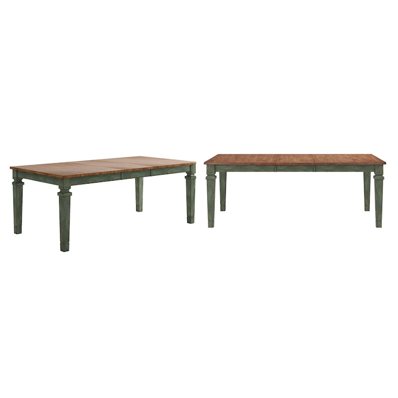 Tavolo da Pranzo Allungabile Rustico, Multicolore, Posti 6–8