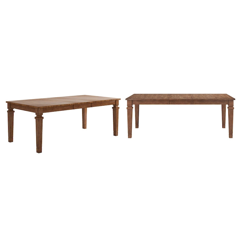Tavolo da Pranzo Allungabile Rustico, Multicolore, Posti 6–8
