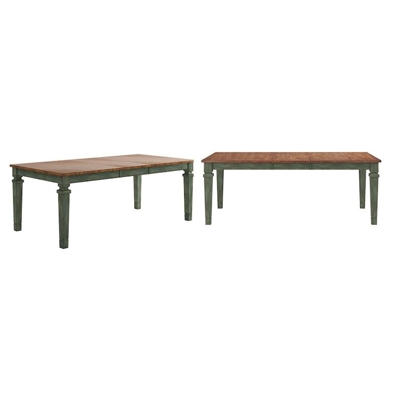 Tavolo da Pranzo Allungabile Rustico, Multicolore, Posti 6–8