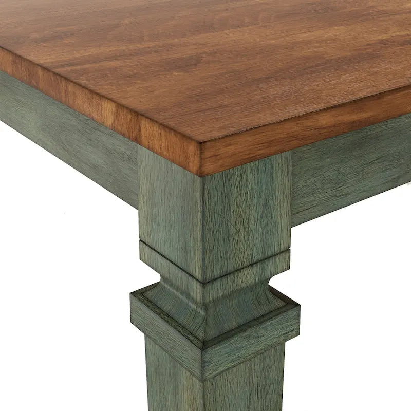 Tavolo da Pranzo Allungabile Rustico, Multicolore, Posti 6–8