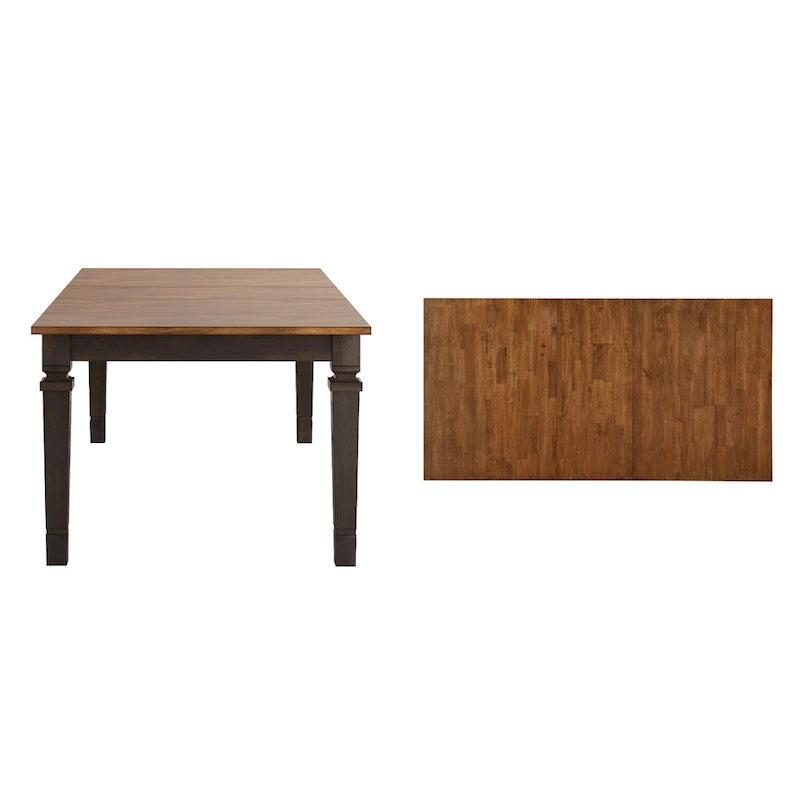 Tavolo da Pranzo Allungabile Rustico, Multicolore, Posti 6–8