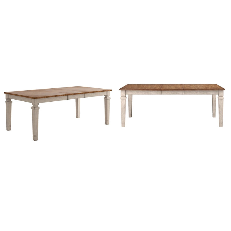 Tavolo da Pranzo Allungabile Rustico, Multicolore, Posti 6–8