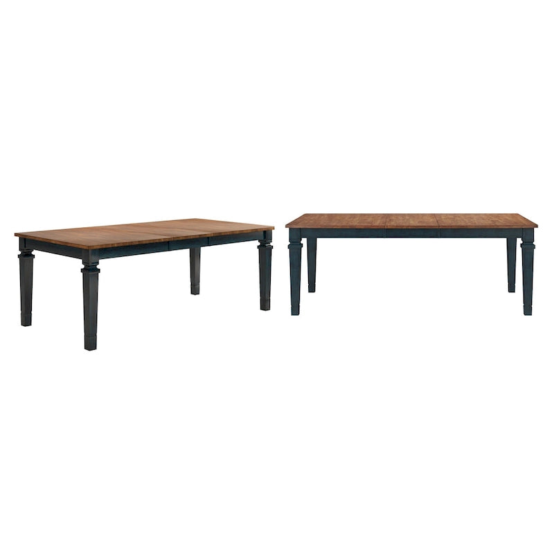 Tavolo da Pranzo Allungabile Rustico, Multicolore, Posti 6–8