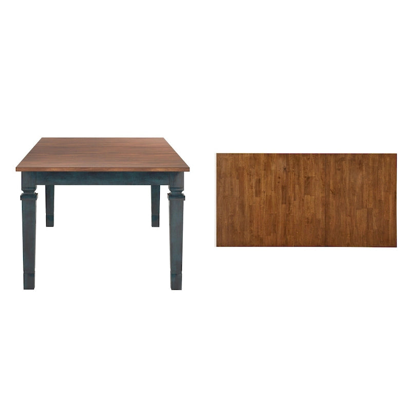 Tavolo da Pranzo Allungabile Rustico, Multicolore, Posti 6–8