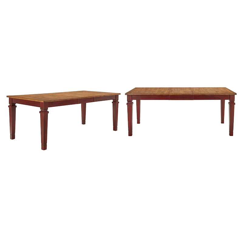 Tavolo da Pranzo Allungabile Rustico, Multicolore, Posti 6–8