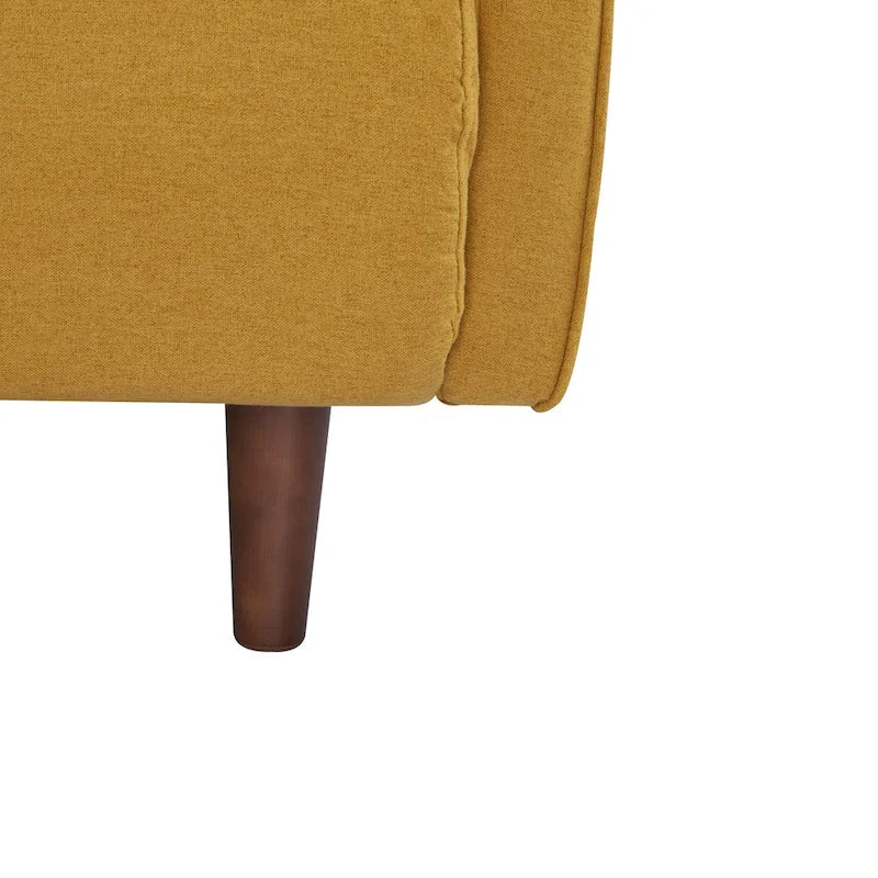 Grigio chiaro / Giallo / Grigio scuro – Poltrona letto convertibile, set da 2