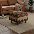 Sgabello Ottomano Kilim Mandorla – 1 Posto