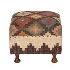 Sgabello Ottomano Kilim Mandorla – 1 Posto