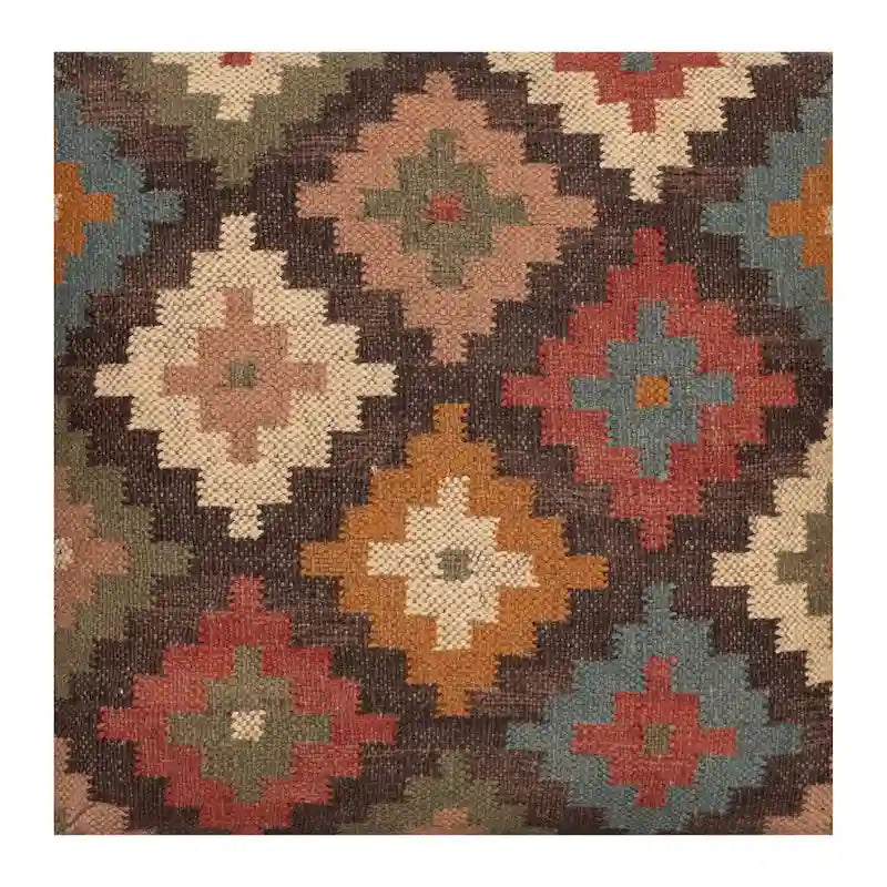 Sgabello Ottomano Kilim Mandorla – 1 Posto