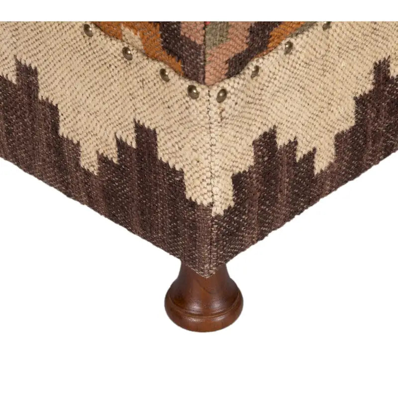 Sgabello Ottomano Kilim Mandorla – 1 Posto