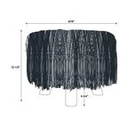 Pouf Shag in finta pelliccia bianca – 1 Posto