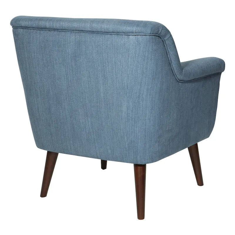 Poltrona d'accento, bracciolo arrotolato, seduta singola – Carbone / Turchese / Rosso / Grano / Blu