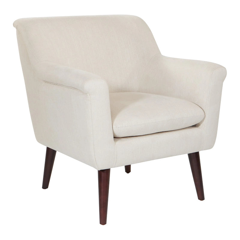 Poltrona d'accento, bracciolo arrotolato, seduta singola – Carbone / Turchese / Rosso / Grano / Blu
