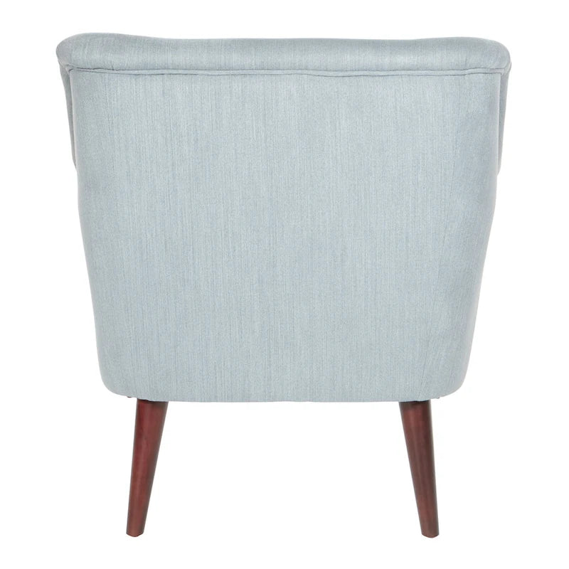 Poltrona d'accento, bracciolo arrotolato, seduta singola – Carbone / Turchese / Rosso / Grano / Blu