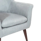 Poltrona d'accento, bracciolo arrotolato, seduta singola – Carbone / Turchese / Rosso / Grano / Blu