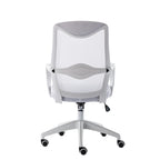 Sedia da ufficio girevole con schienale in rete regolabile in altezza – rosa / bianco / blu / nero, 1 persona