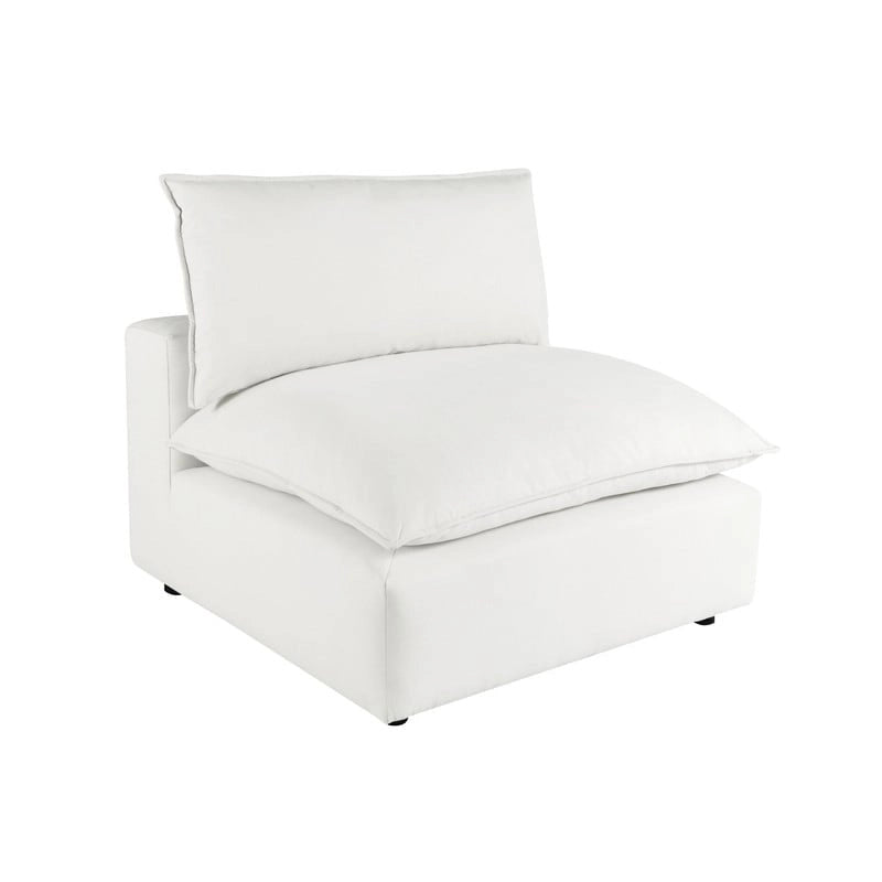 Poltrona modulare senza braccioli – Ardesia / Perla / Naturale / Blu Navy / Ruggine – Seduta singola