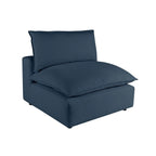 Poltrona modulare senza braccioli – Ardesia / Perla / Naturale / Blu Navy / Ruggine – Seduta singola