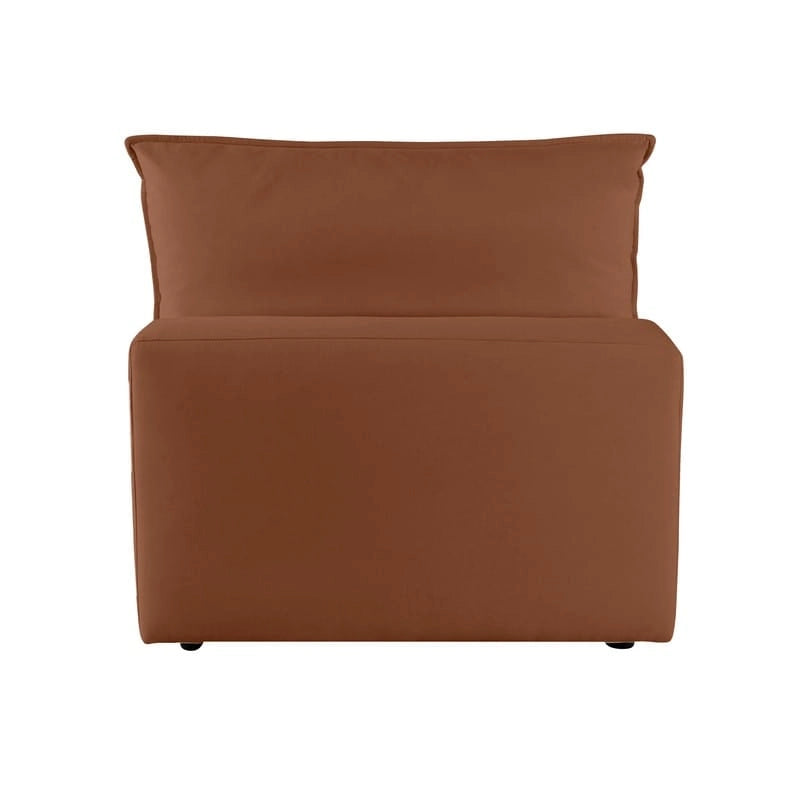 Poltrona modulare senza braccioli – Ardesia / Perla / Naturale / Blu Navy / Ruggine – Seduta singola