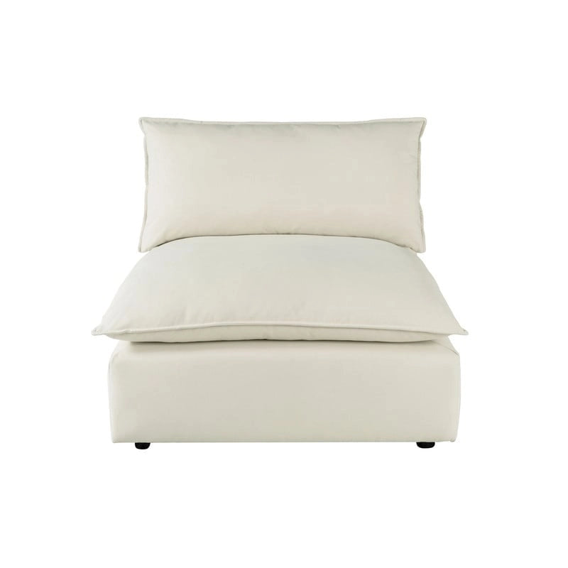 Poltrona modulare senza braccioli – Ardesia / Perla / Naturale / Blu Navy / Ruggine – Seduta singola