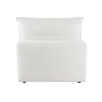 Poltrona modulare senza braccioli – Ardesia / Perla / Naturale / Blu Navy / Ruggine – Seduta singola