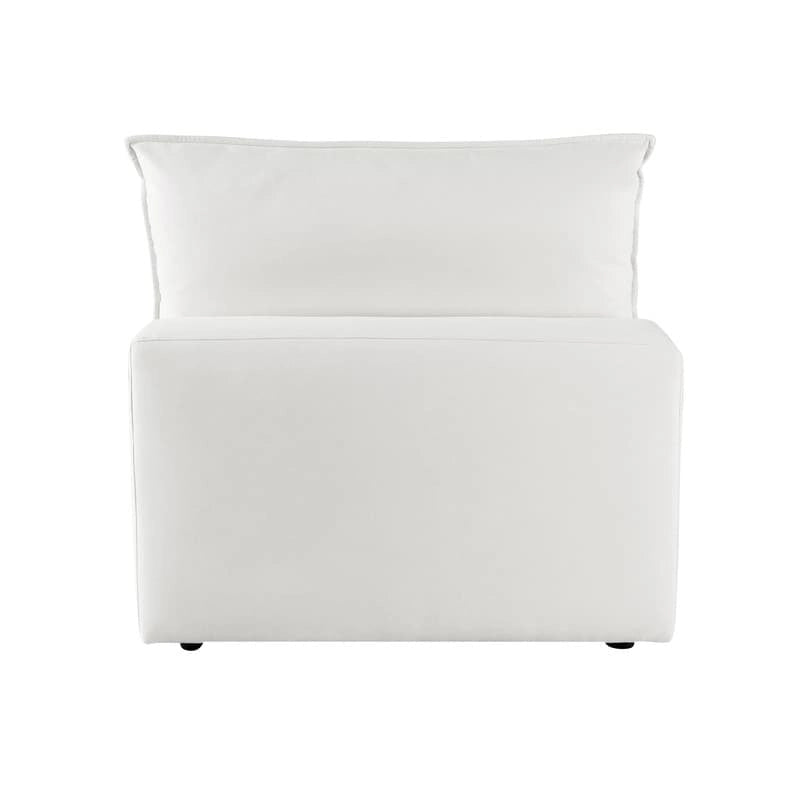 Poltrona modulare senza braccioli – Ardesia / Perla / Naturale / Blu Navy / Ruggine – Seduta singola