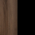 Credenza marrone/beige a 2 cassetti con ante – 1 persona
