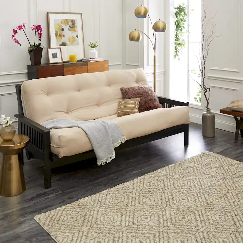 Materasso futon matrimoniale in granito grigio, 1 persona