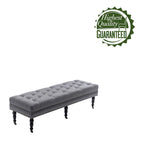 Panca d'accento in tessuto grigio scuro/beige con ruote, 1 posto