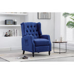 Poltrona d'accento imbottita – Nera / Blu scuro / Beige / Cammello, Stile Mid-Century, 1 posto