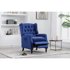 Poltrona d'accento imbottita – Nera / Blu scuro / Beige / Cammello, Stile Mid-Century, 1 posto