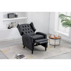 Poltrona d'accento imbottita – Nera / Blu scuro / Beige / Cammello, Stile Mid-Century, 1 posto
