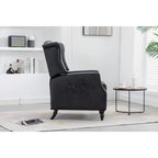 Poltrona d'accento imbottita – Nera / Blu scuro / Beige / Cammello, Stile Mid-Century, 1 posto
