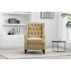 Poltrona d'accento imbottita – Nera / Blu scuro / Beige / Cammello, Stile Mid-Century, 1 posto