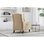 Poltrona d'accento imbottita – Nera / Blu scuro / Beige / Cammello, Stile Mid-Century, 1 posto