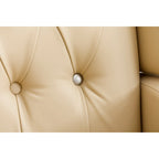 Poltrona d'accento imbottita – Nera / Blu scuro / Beige / Cammello, Stile Mid-Century, 1 posto
